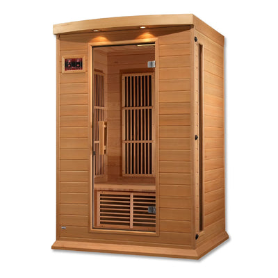 2-Person Canadian Hemlock FAR Infrared Sauna, Low EMF