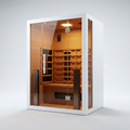 Hemlock Infrared Sauna with Low-EMF Carbon Heaters