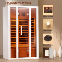 Hemlock Infrared Sauna with Low-EMF Carbon Heaters