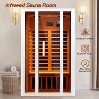 Hemlock Infrared Sauna with Low-EMF Carbon Heaters