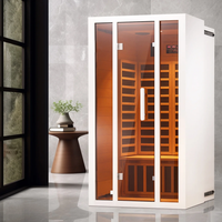 Hemlock Infrared Sauna with Low-EMF Carbon Heaters