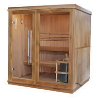 Traditional Indoor Sauna with 6.0kW Harvia Heater