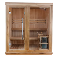 Traditional Indoor Sauna with 6.0kW Harvia Heater